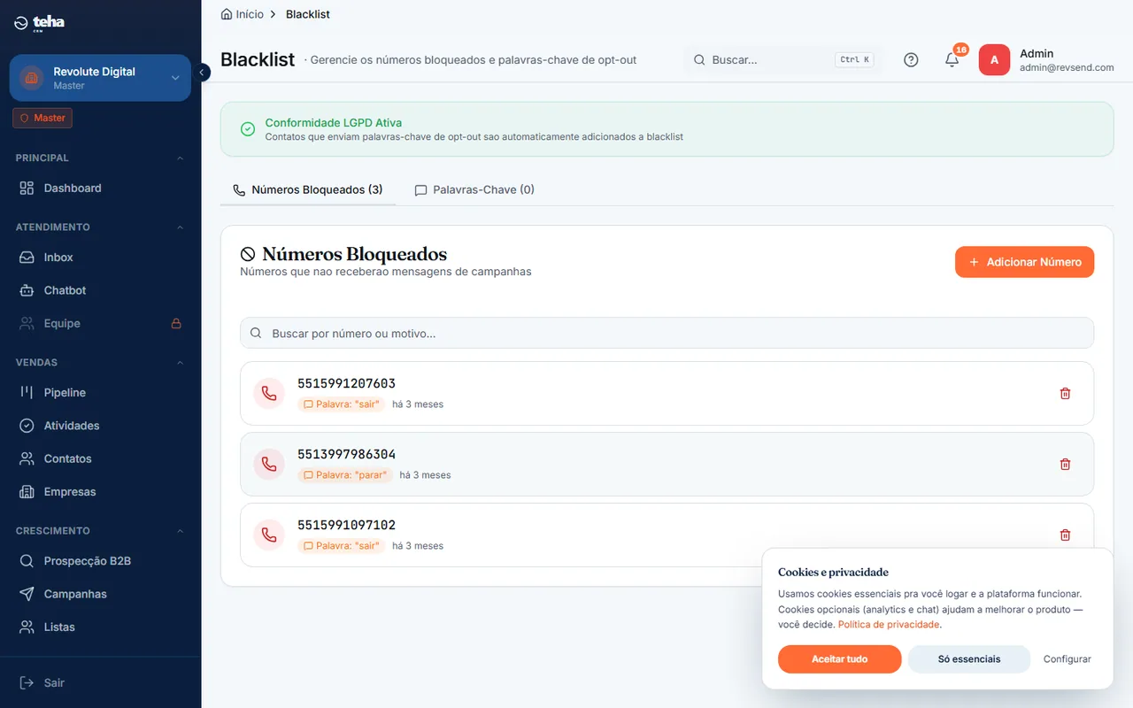 Blacklist (LGPD)