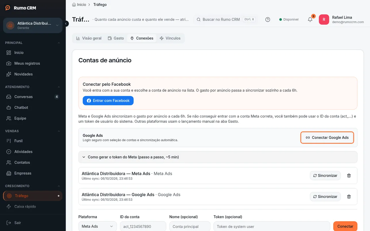 Conectar Google Ads